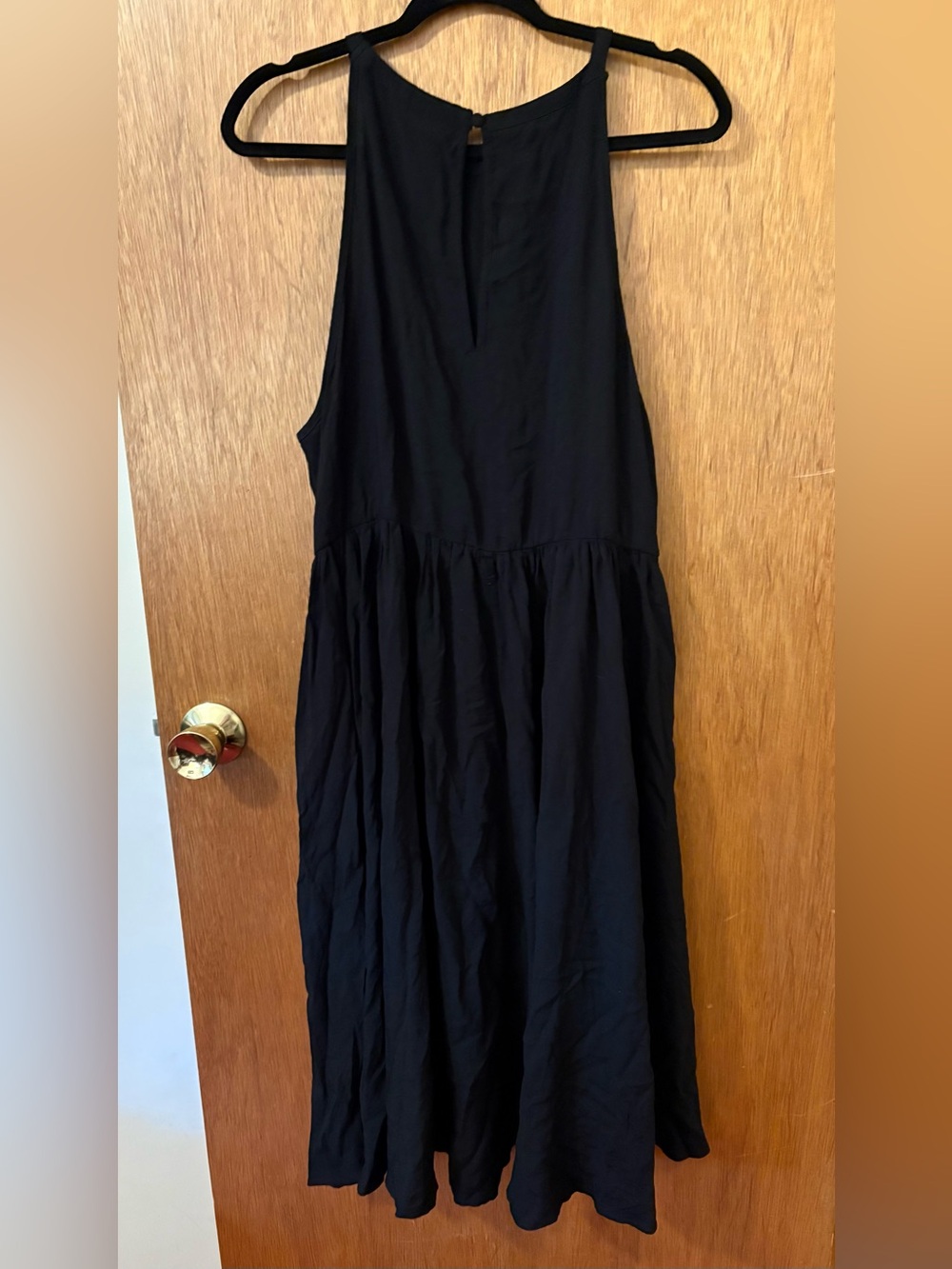 torrid Black Sleeveless High-Neck High-Low Midi Dress - Picture 4 of 6